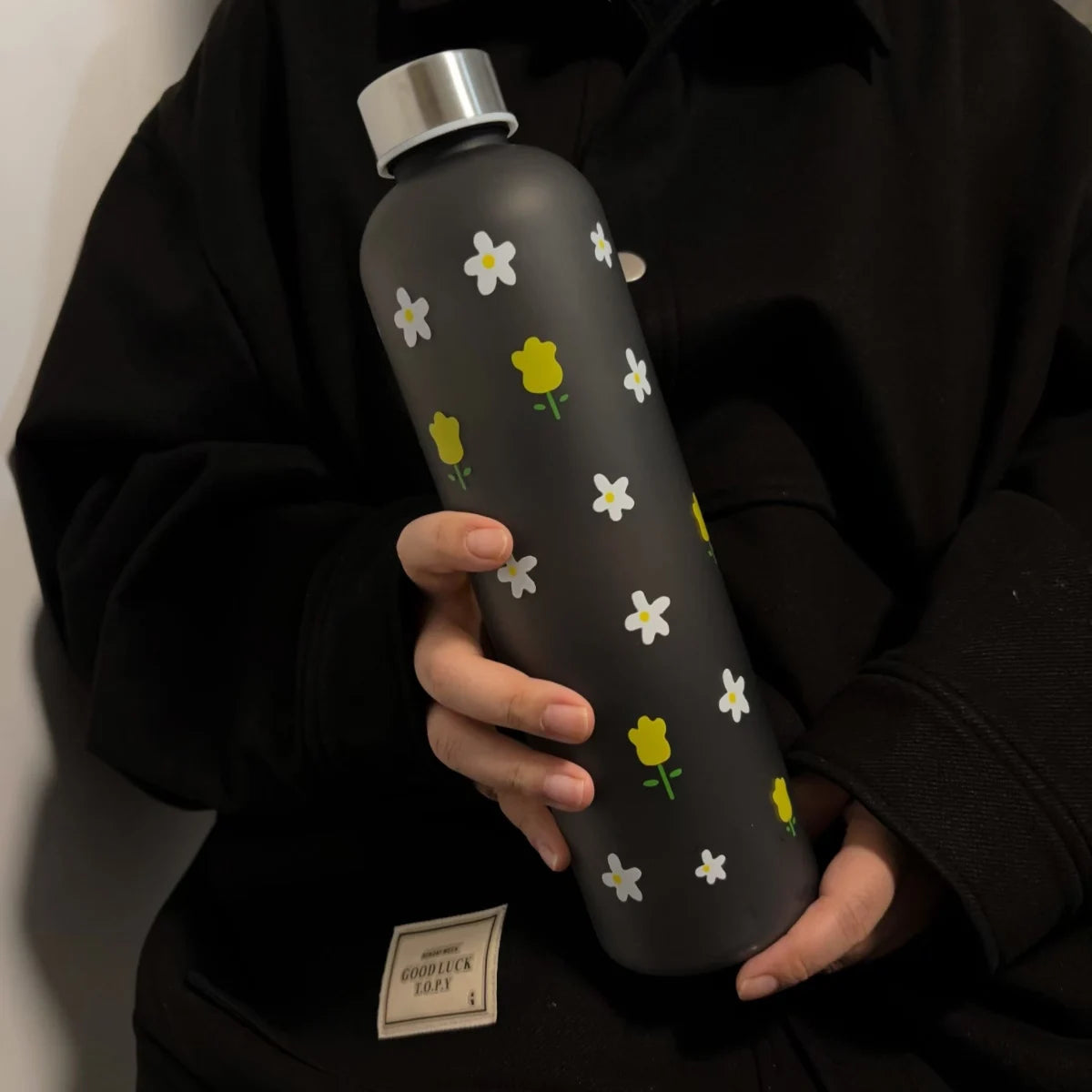 1000ml (33.81fl oz) Water Bottle - Portable, Leak-Proof, BPA-Free, Christmas Gift for Friends/Students/Couples, Home Use