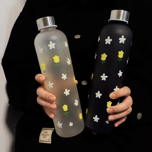 1000ml (33.81fl oz) Water Bottle - Portable, Leak-Proof, BPA-Free, Christmas Gift for Friends/Students/Couples, Home Use