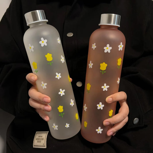 1000ml (33.81fl oz) Water Bottle - Portable, Leak-Proof, BPA-Free, Christmas Gift for Friends/Students/Couples, Home Use